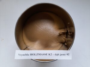 Szpachla do drewna Holzmasse K2 dąb jasny - 02